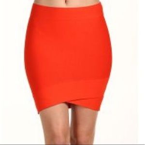 BCBG Red Skirt